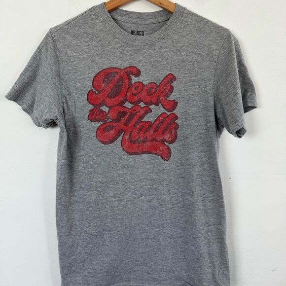 Brisco Brands Holiday Deck The Halls Graphic Shirt Christmas Matching Tops Large - Picture 4 of 8